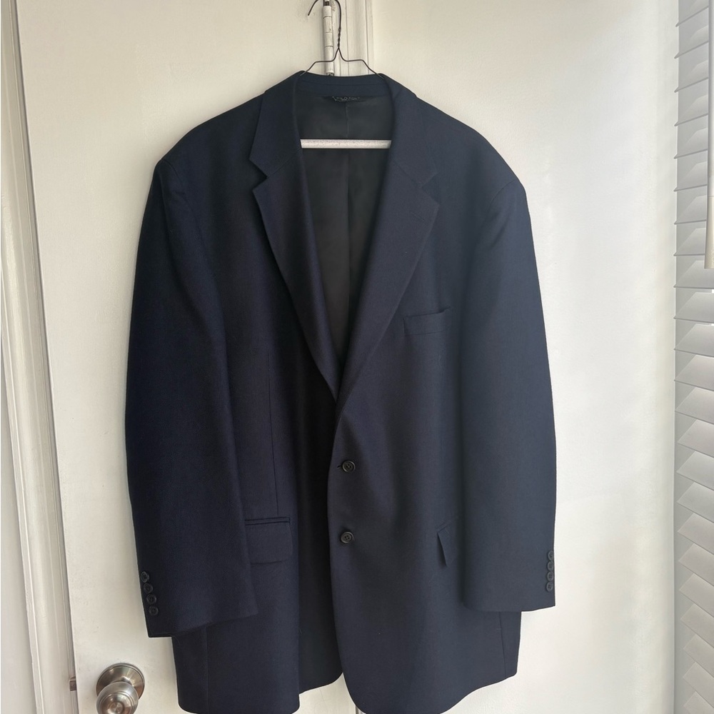 Joseph A Banks Classic Navy Men's Wool blend  Blazer